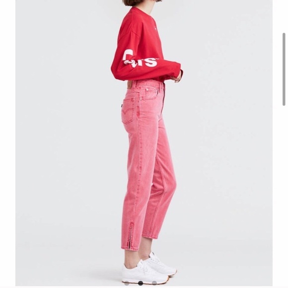 Leviβs premium cute vintage faded mom jeans - Picture 3 of 6